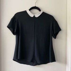 ZARA BLOUSE WITH COLLAR